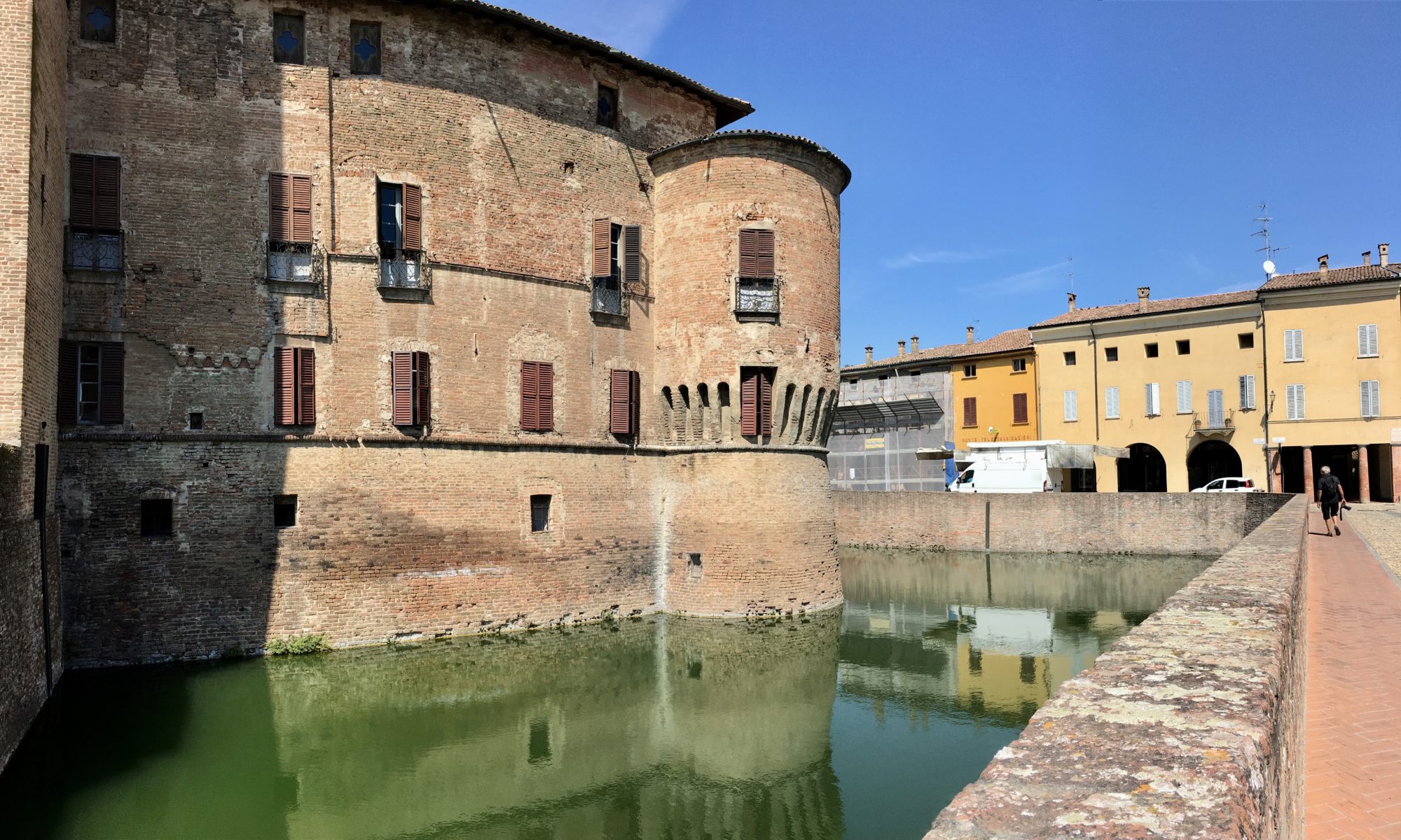 Rocca di Fontanellato and its moat Rocca di Fontanellato and its moat