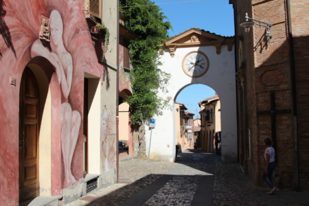 The art village of Dozza, Emilia Romagna