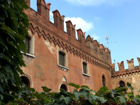 The medieval village of Castell'Arquato, Italy