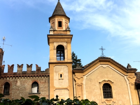 The pretty village of Castell'Arquato, Italy