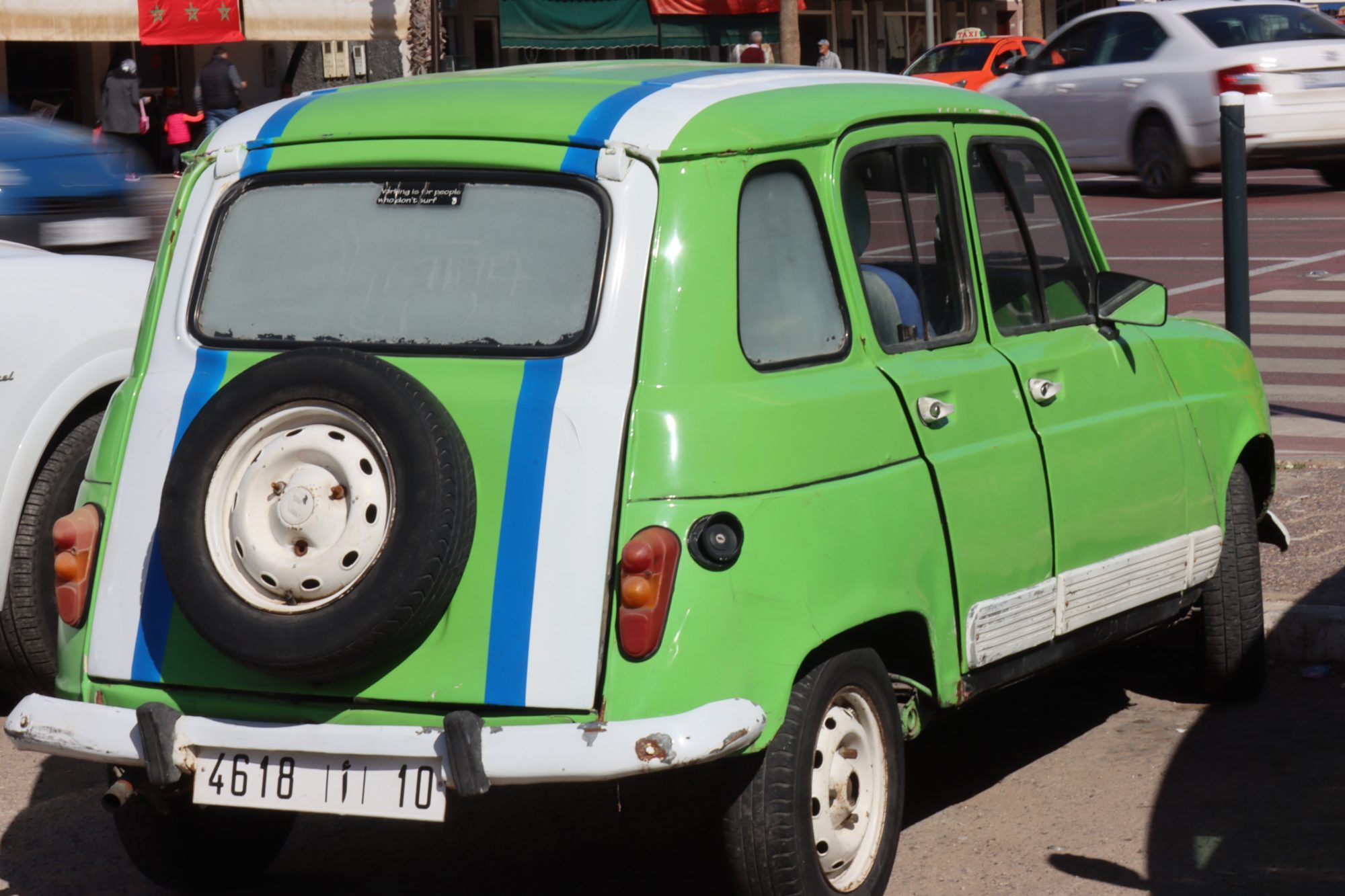 A green Renault