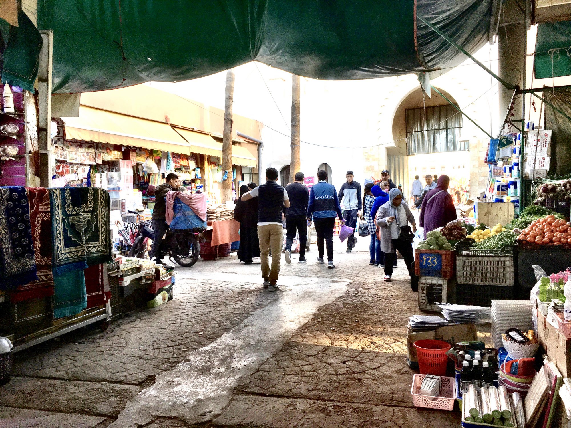 Agadir bazaar entrance, Souk El Had