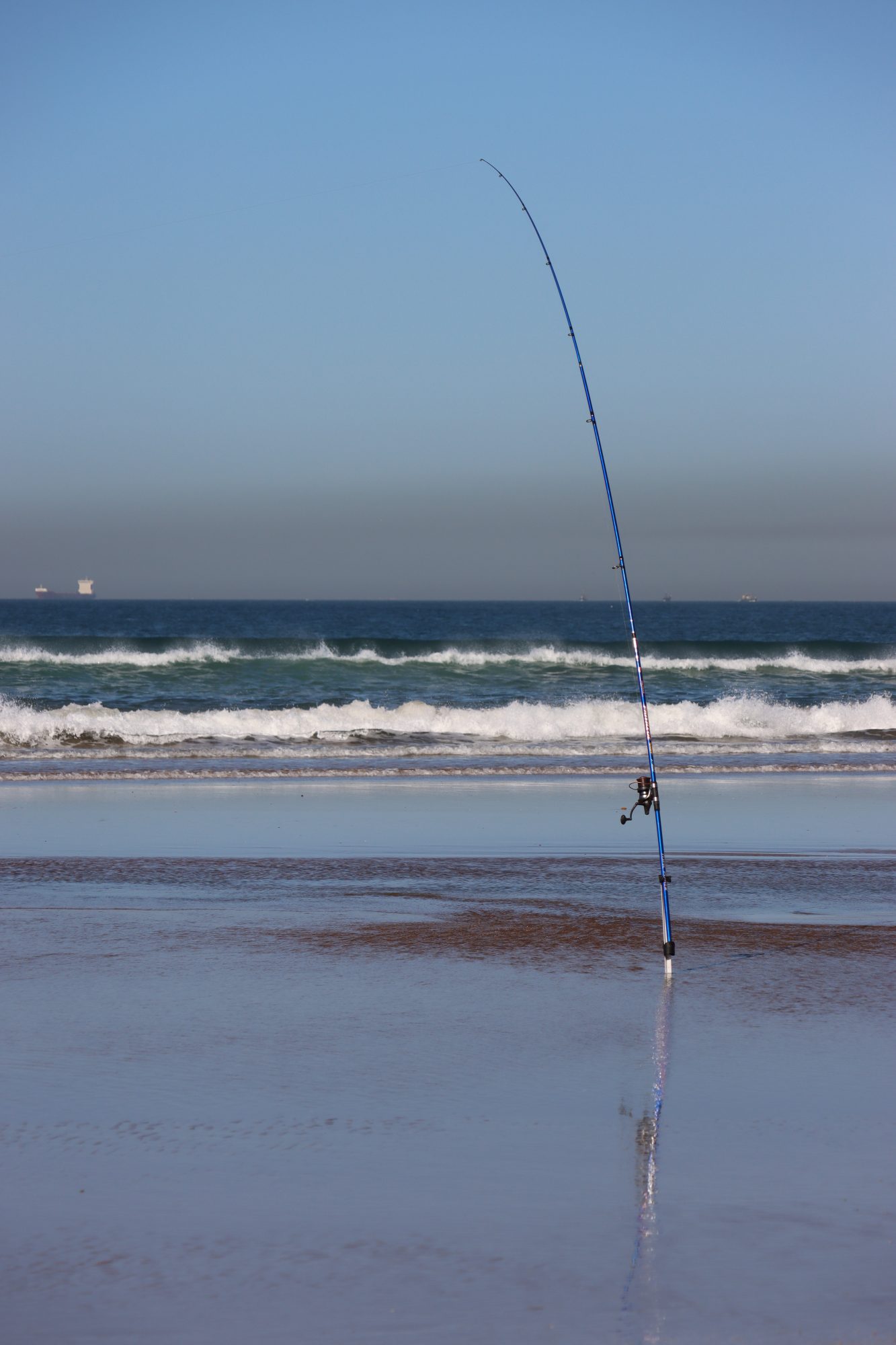 Angling from the beach