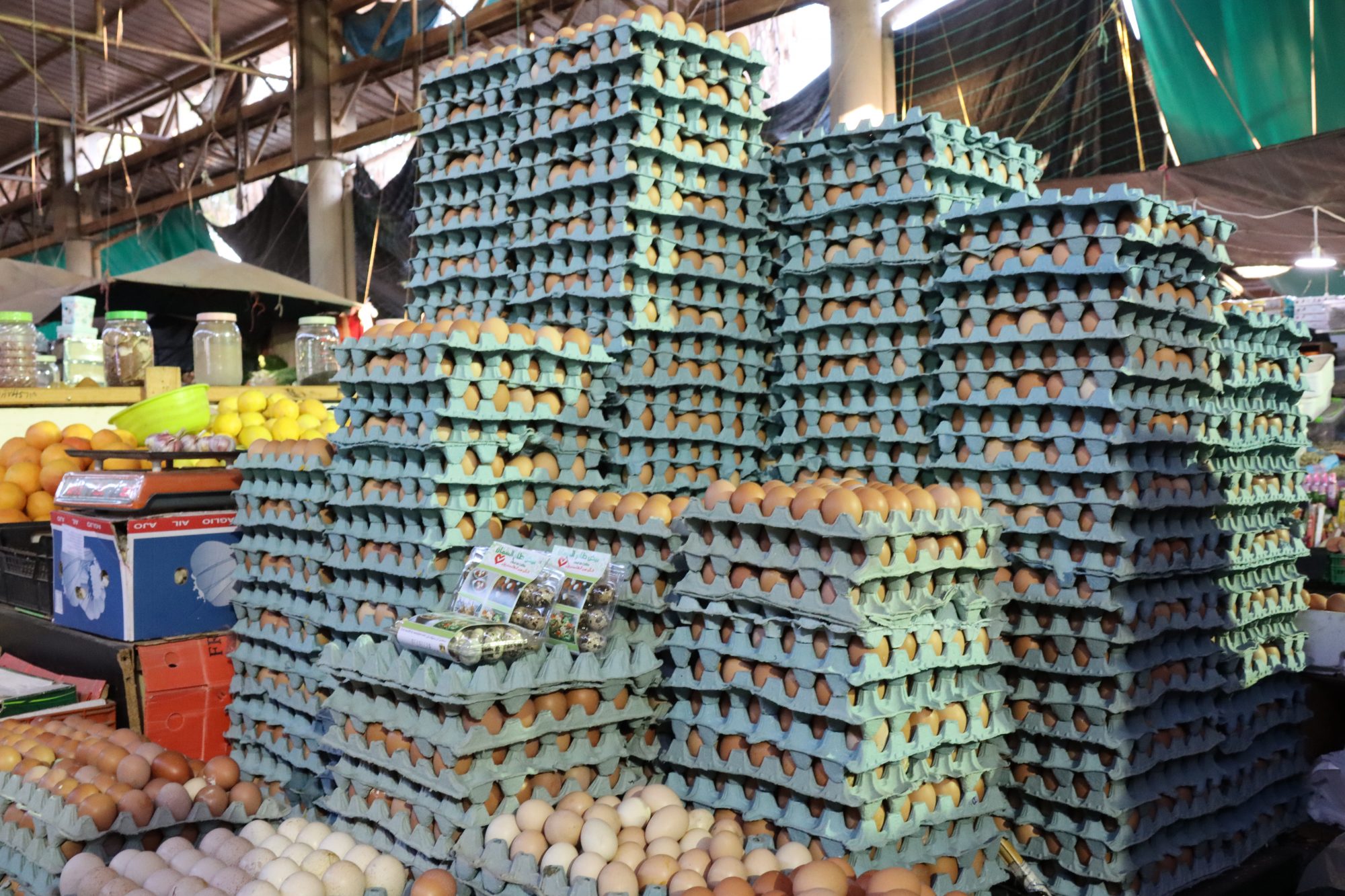 Eggs sold at Souk el Had