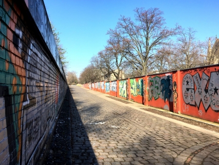 In the Berlin Wall area