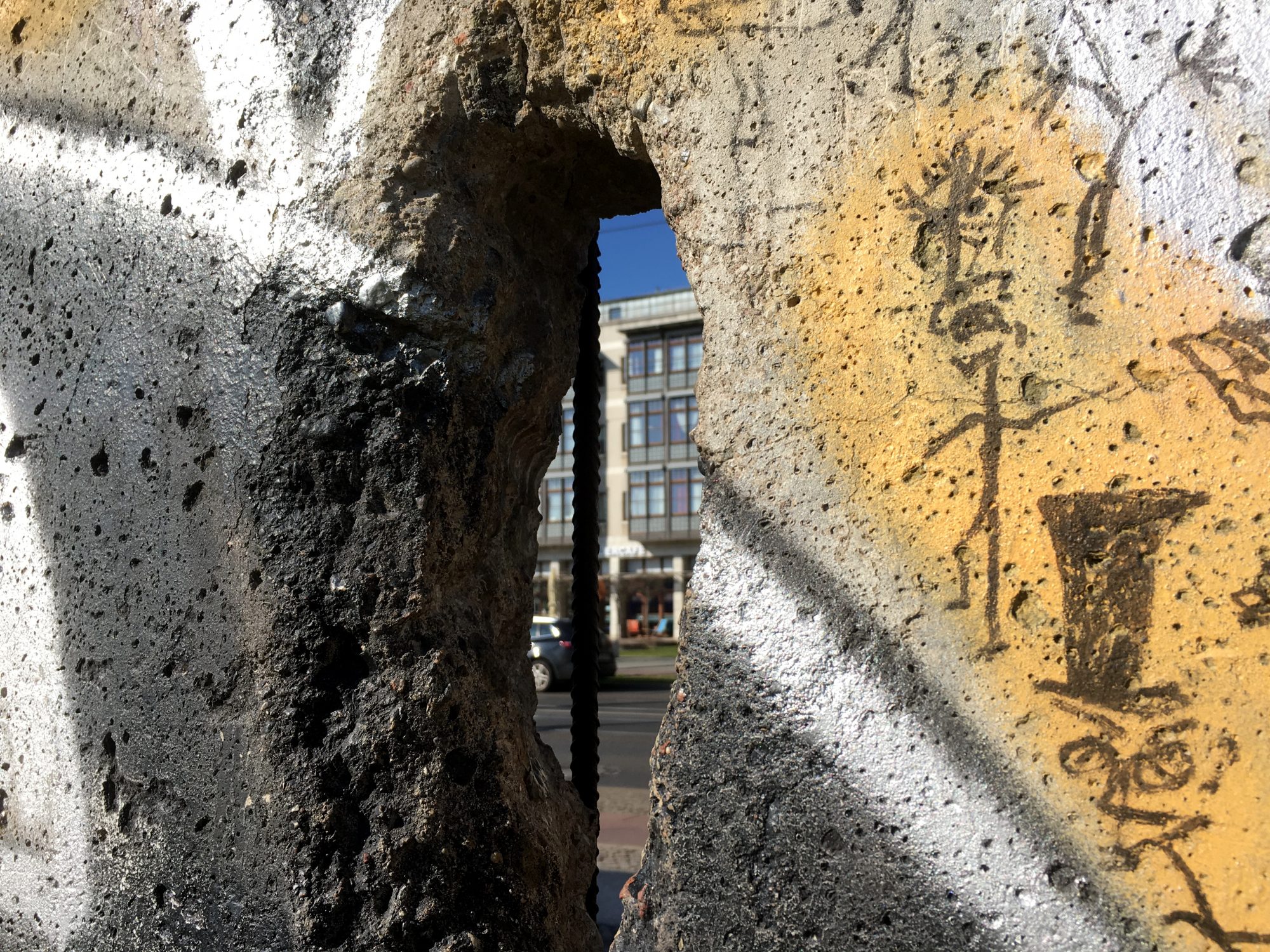 Looking through the Berlin Wall Looking through the Berlin Wall