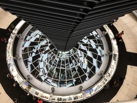 Reichstag dome view to plenary hall