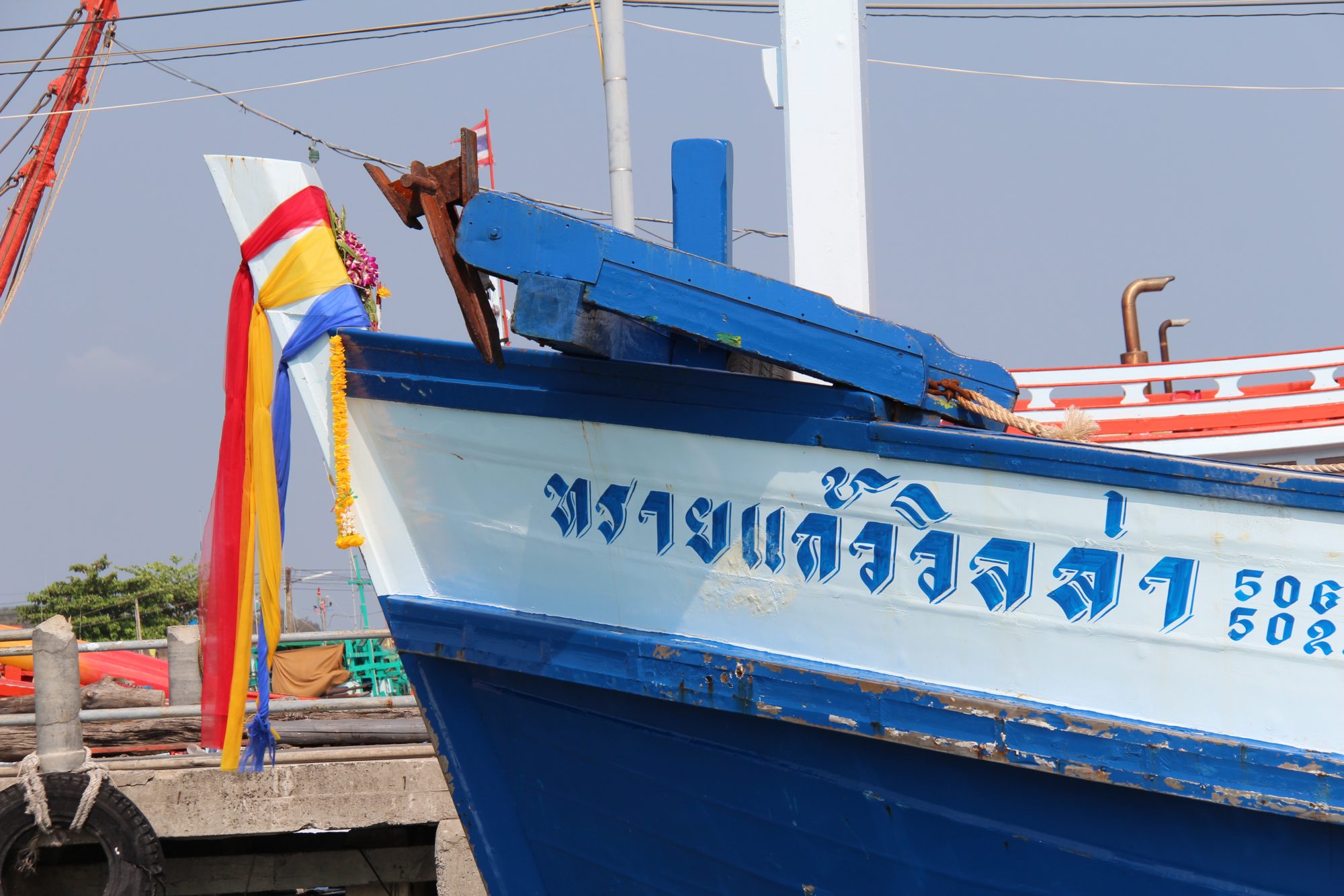 A Thai tourist boat