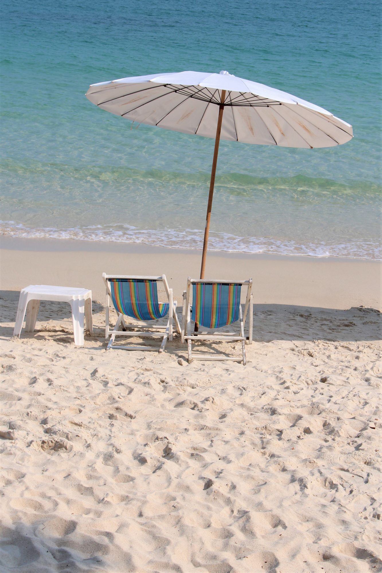 Sun chairs of Ko Samet, Thailand