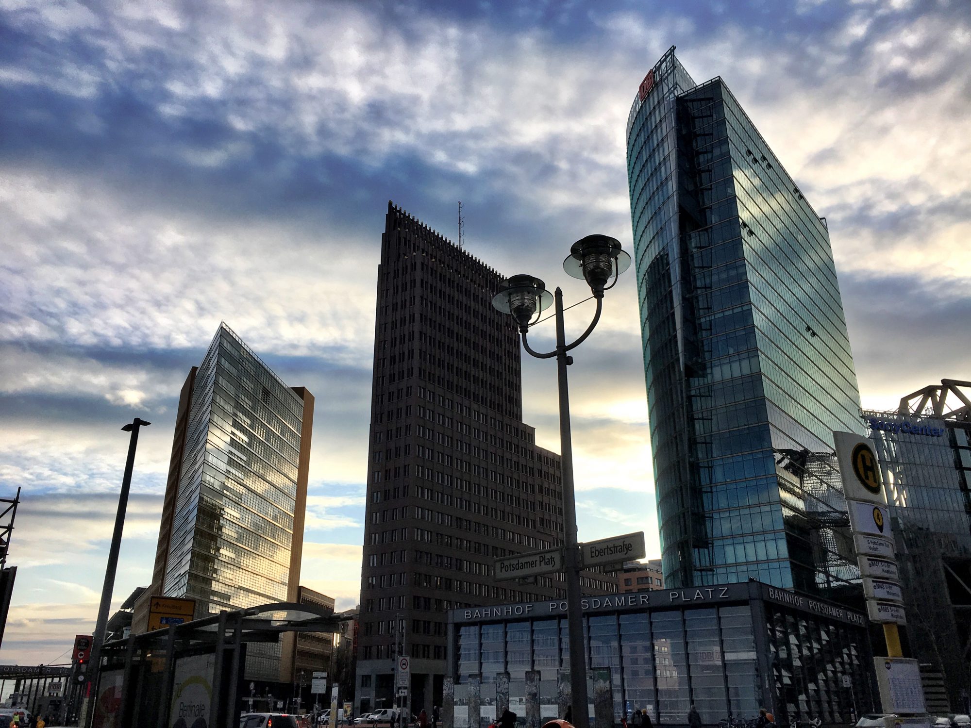 Berlin's Potzdamer Platz skyscrapers Berlin's Potzdamer Platz