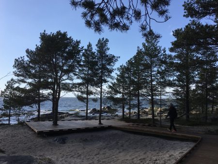 Ostrobothnia road trip in a motorhome: evening in Fäboda