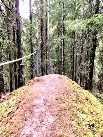 The steep ridge of Katikan kanjoni, Ostrobothnia road trip