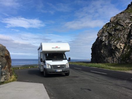 Driving through the Vesterålen Islands of Norway