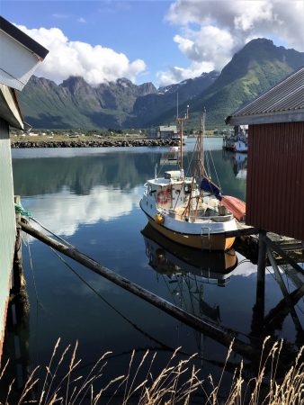 Harbor view of Møysalen National Park, Vesterålen