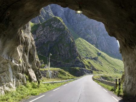 Journey through the Vesterålen Islands of Norway, a tunnel