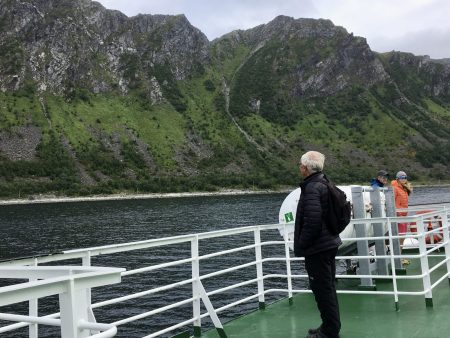 On the ferry from Andenes to Gryllefjord