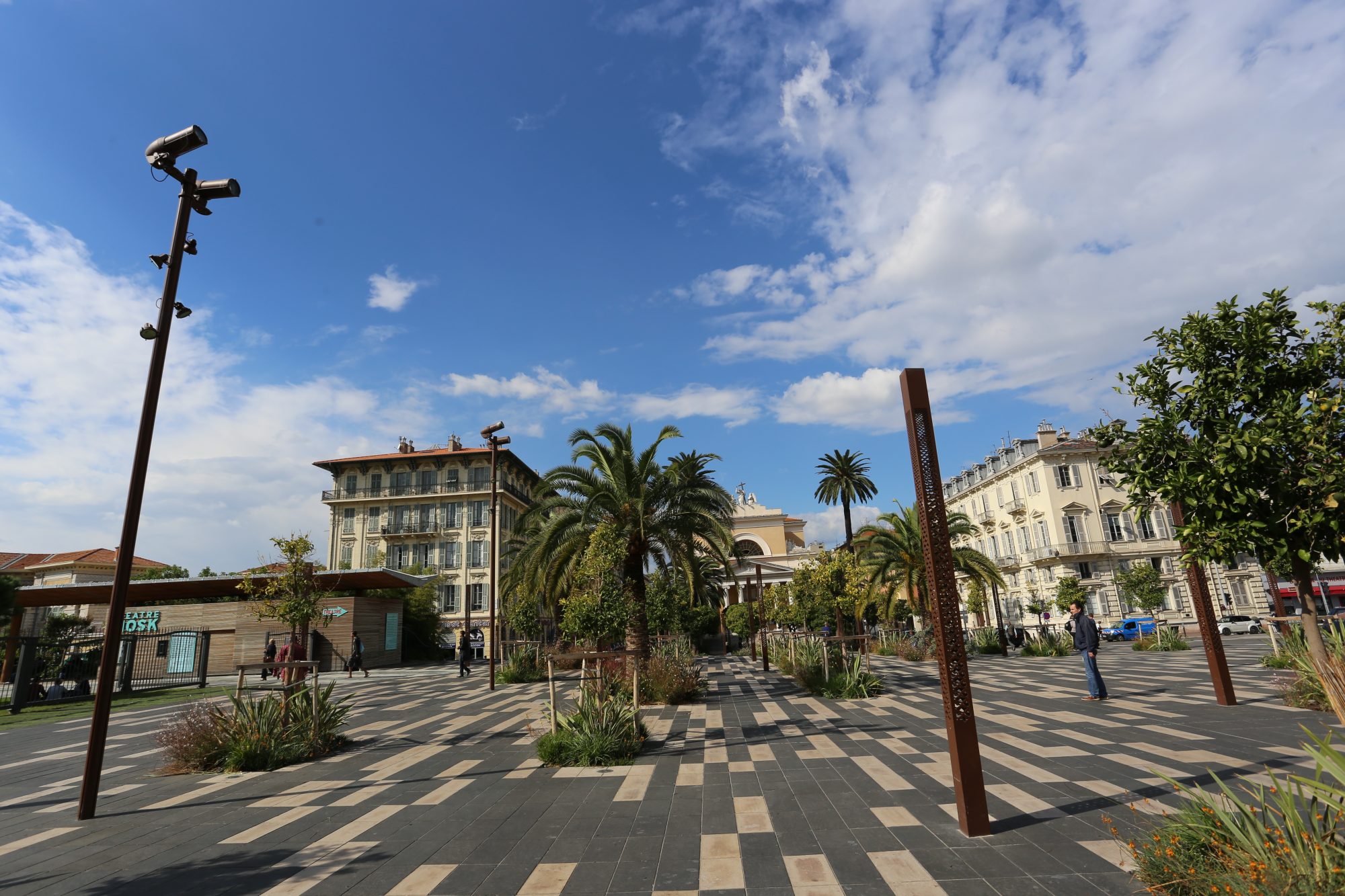 A square in Central Nice, France