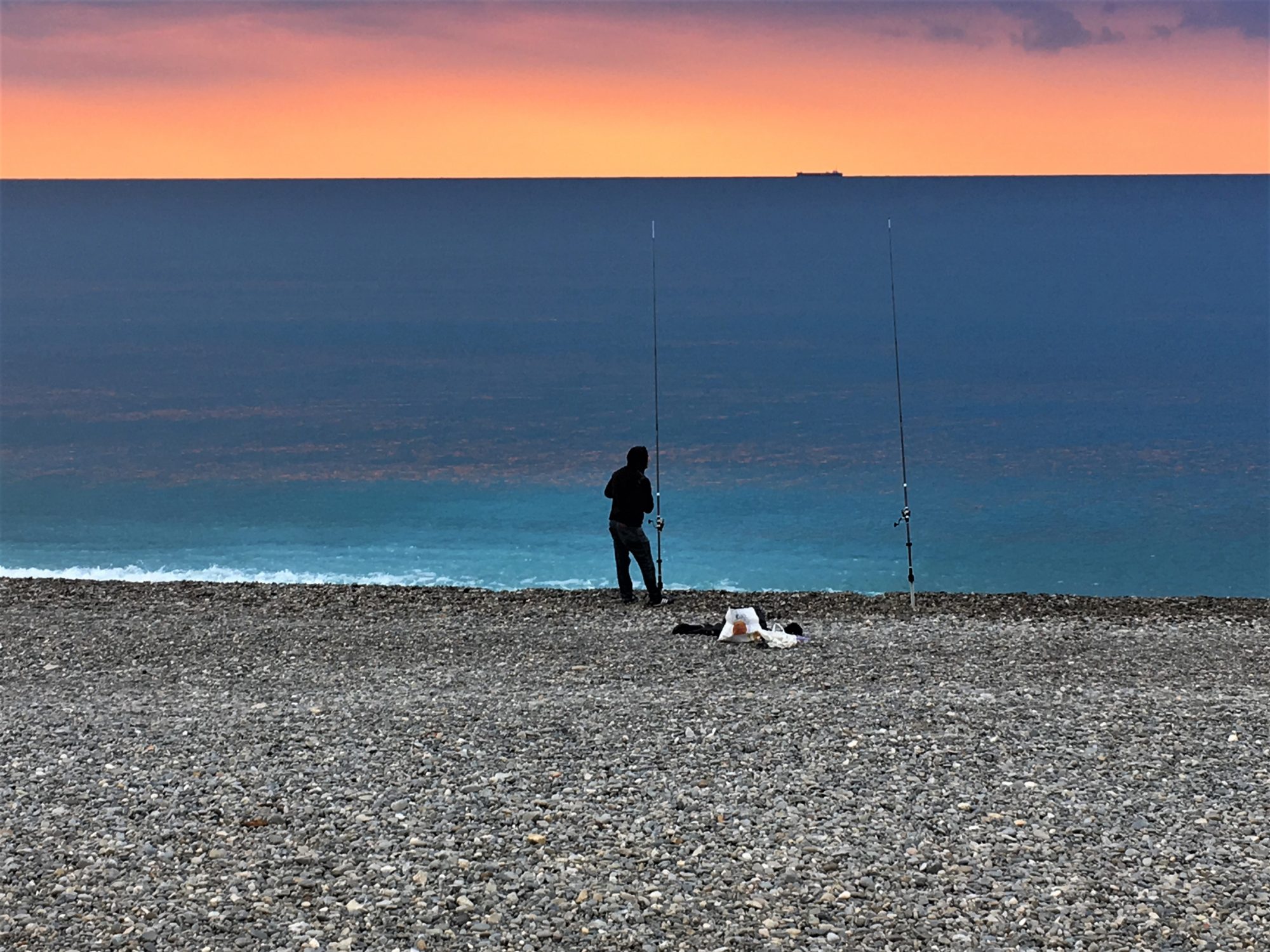 Early morning on Nice Beach