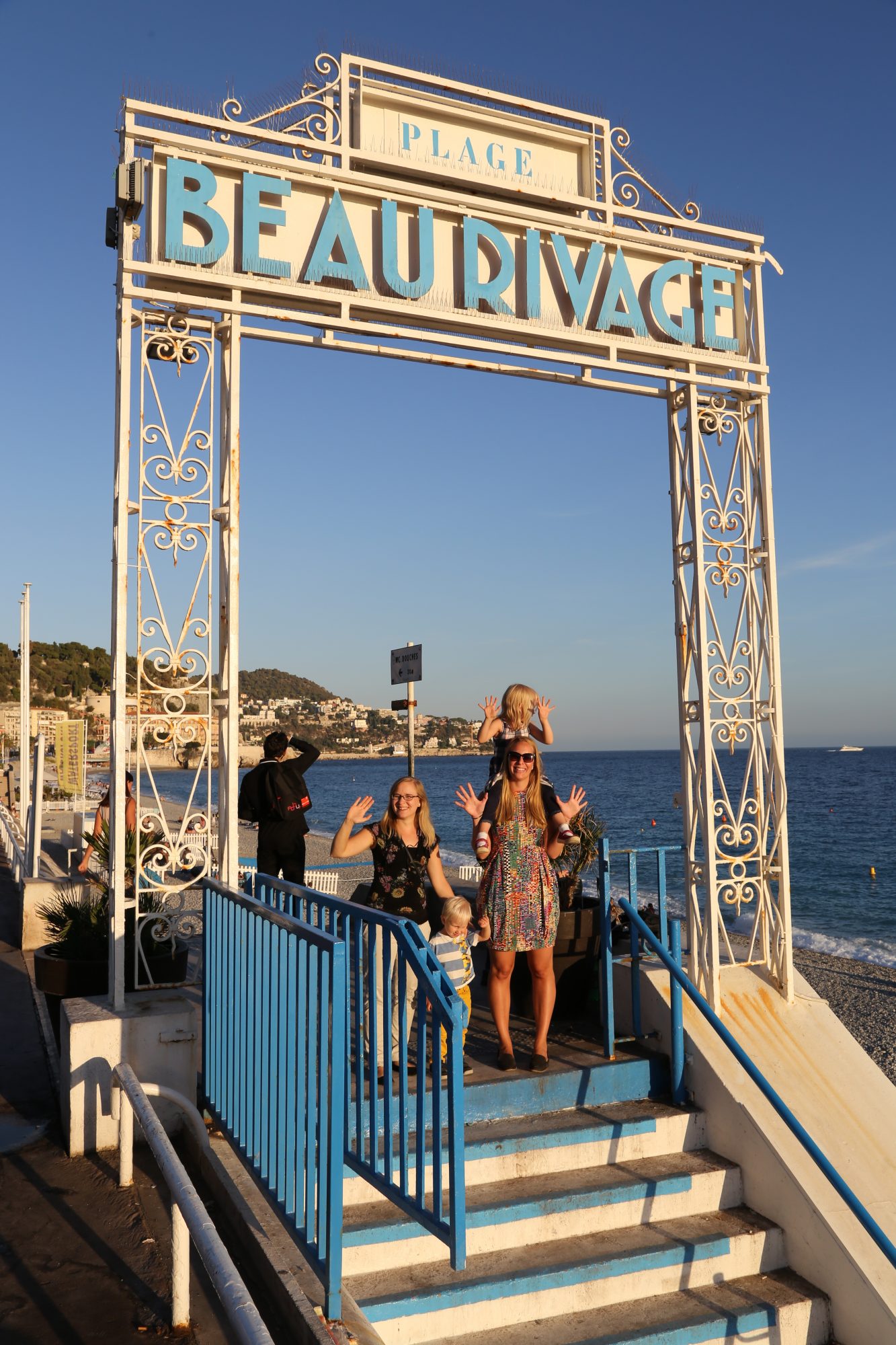 Visitors from the north in Nice, France