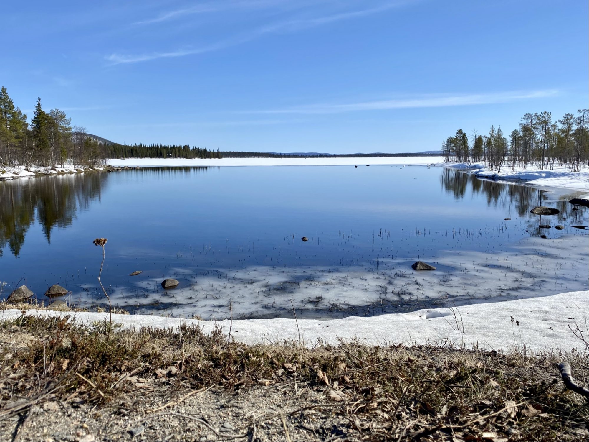 Jerissjärvi, Pallas-Yllästunturi National Park Arctic spring in Pallas-Yllästunturi National Park