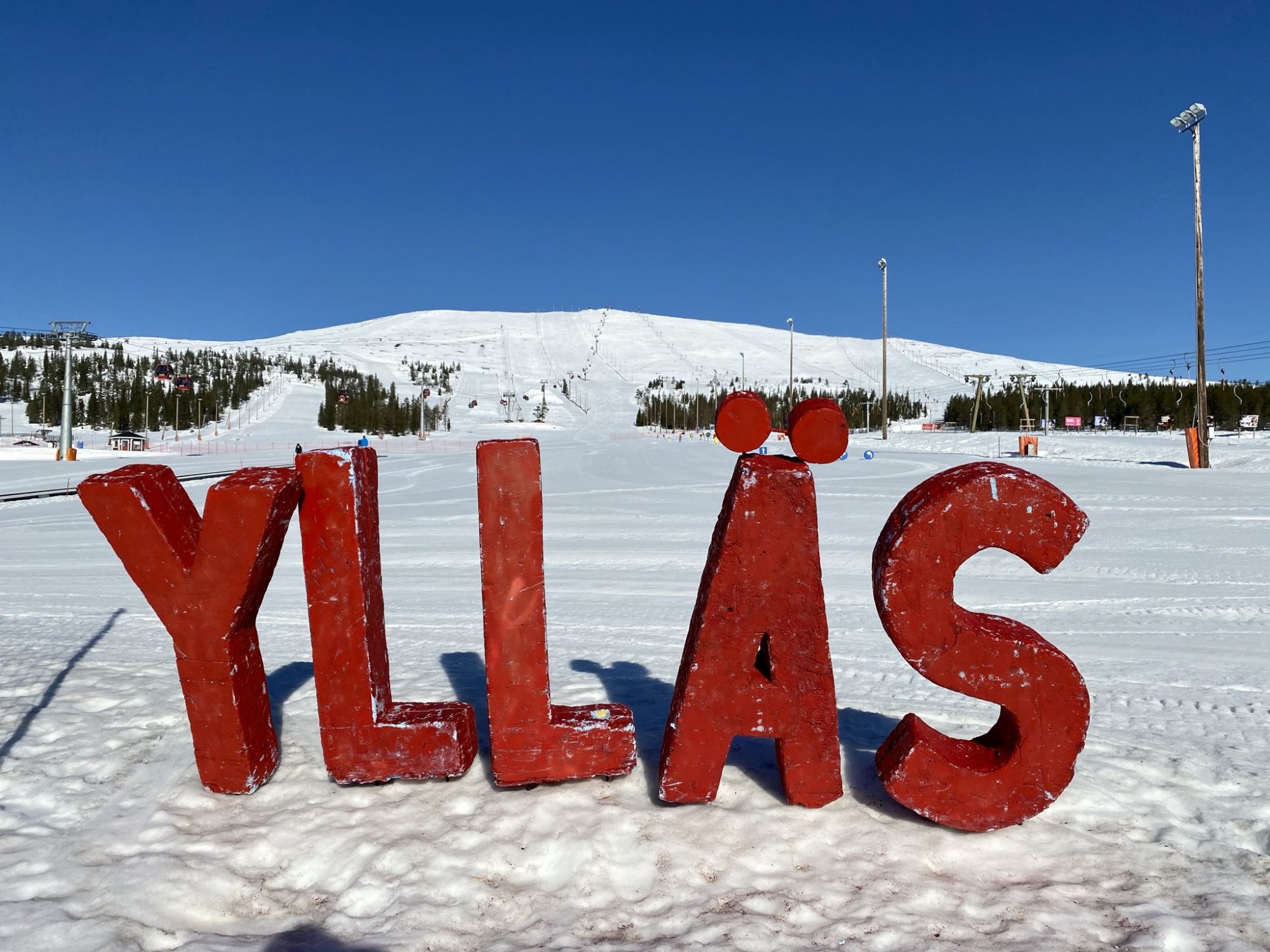 The ski resort of Ylläs Ylläs Ski Resort, Lapland