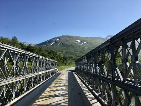 Crossing a Kvaloya fjord, North Norway