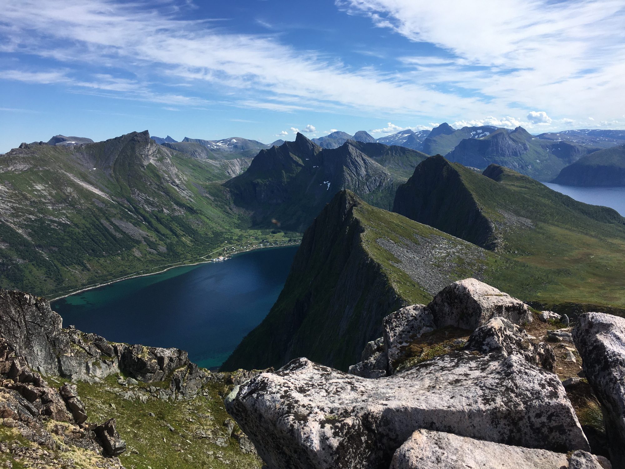 View from Husfjellet, Senja Husfjellet, Senja