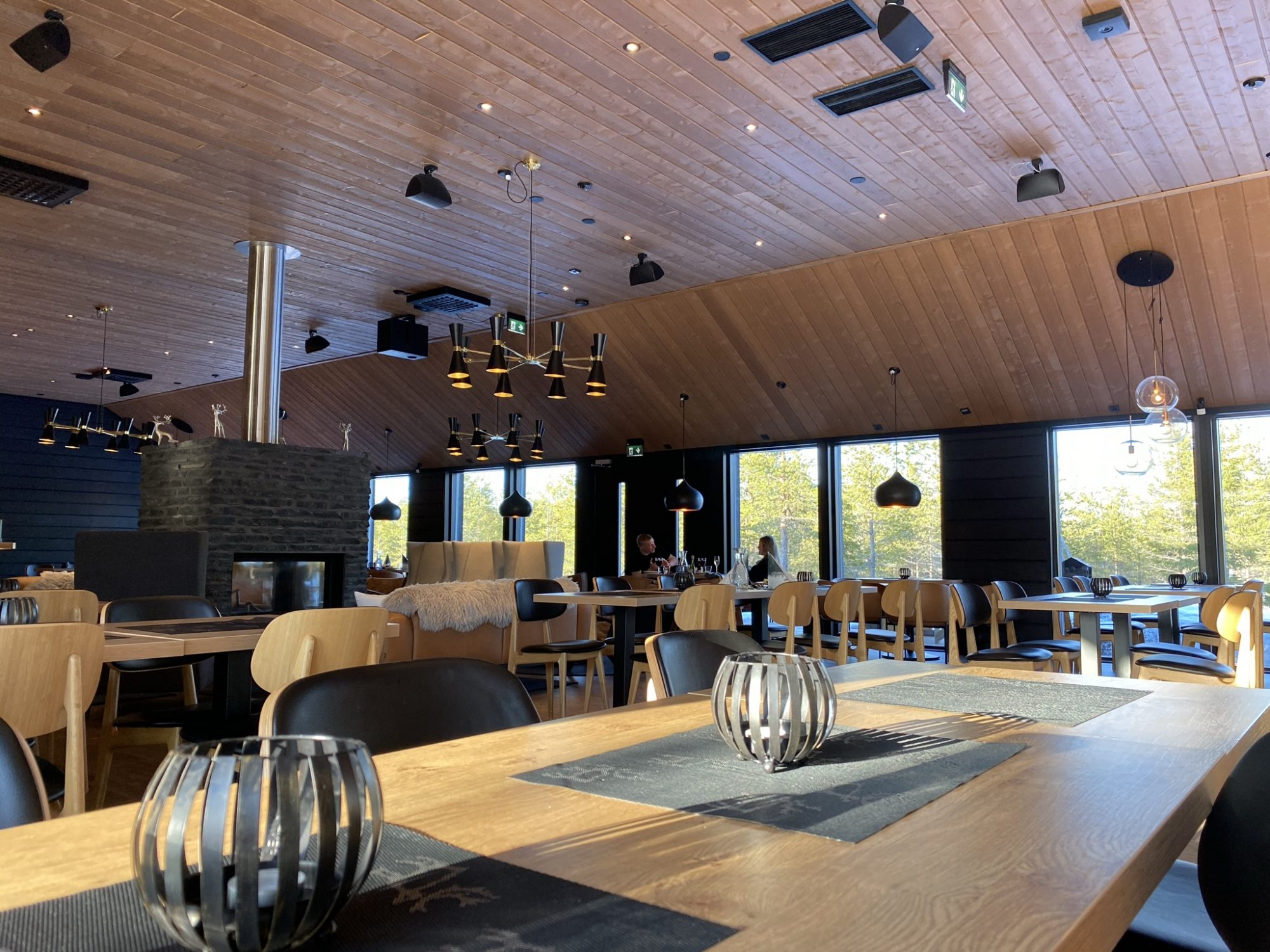 The Northern Lights Village Levi restaurant Northern Lights Village Levi, the restaurant
