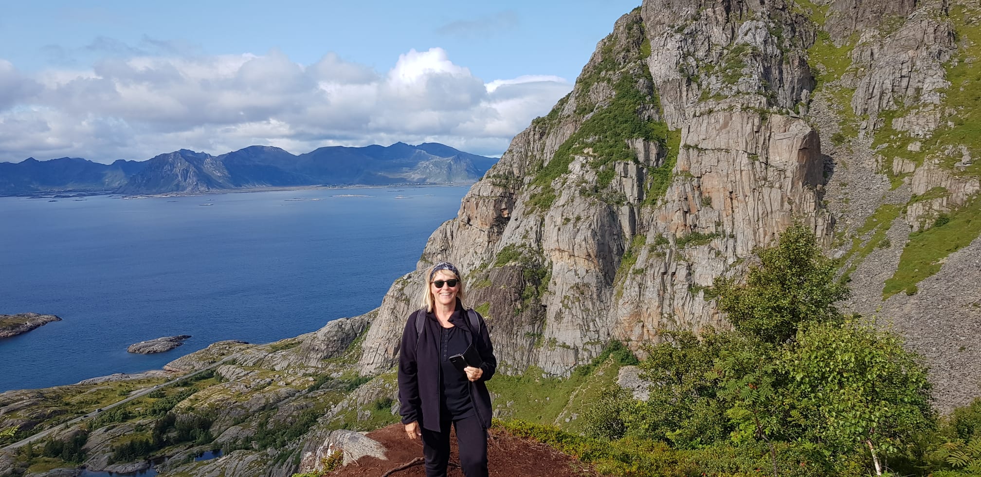 Almost up: Heia, Henningsvaer Almost up: Heia, Henningsvaer