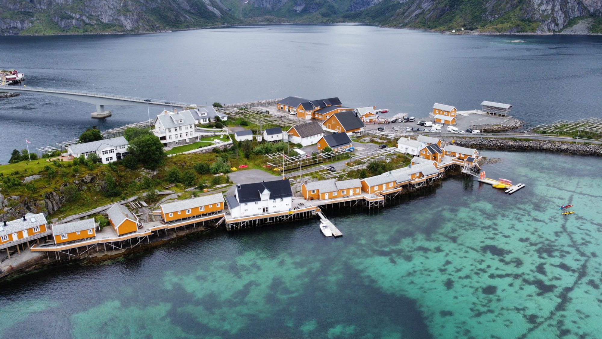 A small island close to Reine An Arctic Ocean island, Lofoten