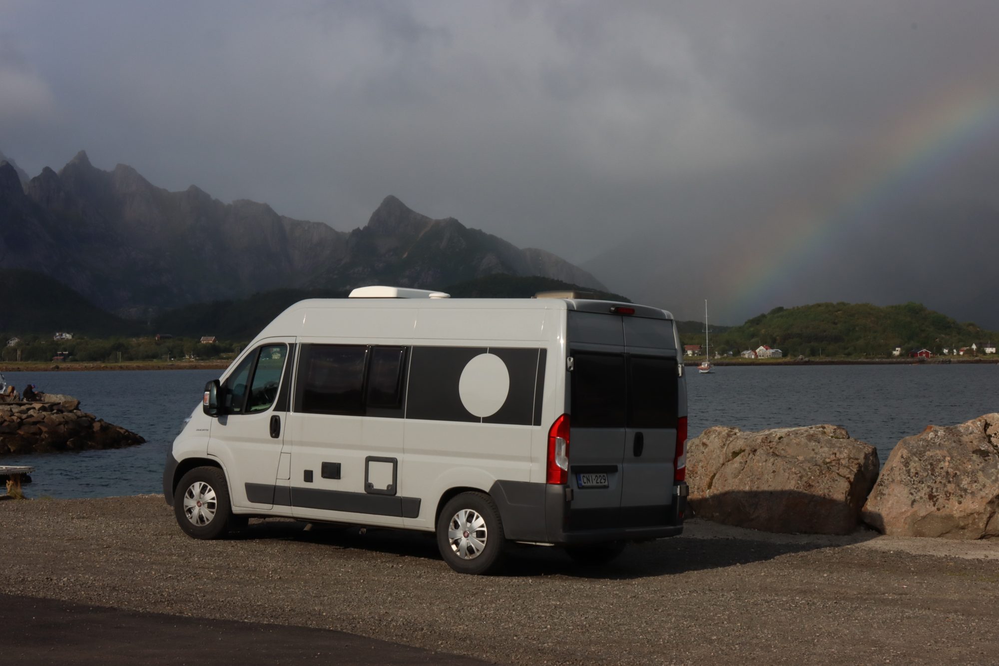 Traveling Lofoten in a campervan Campervan in Sandvika, Lofoten