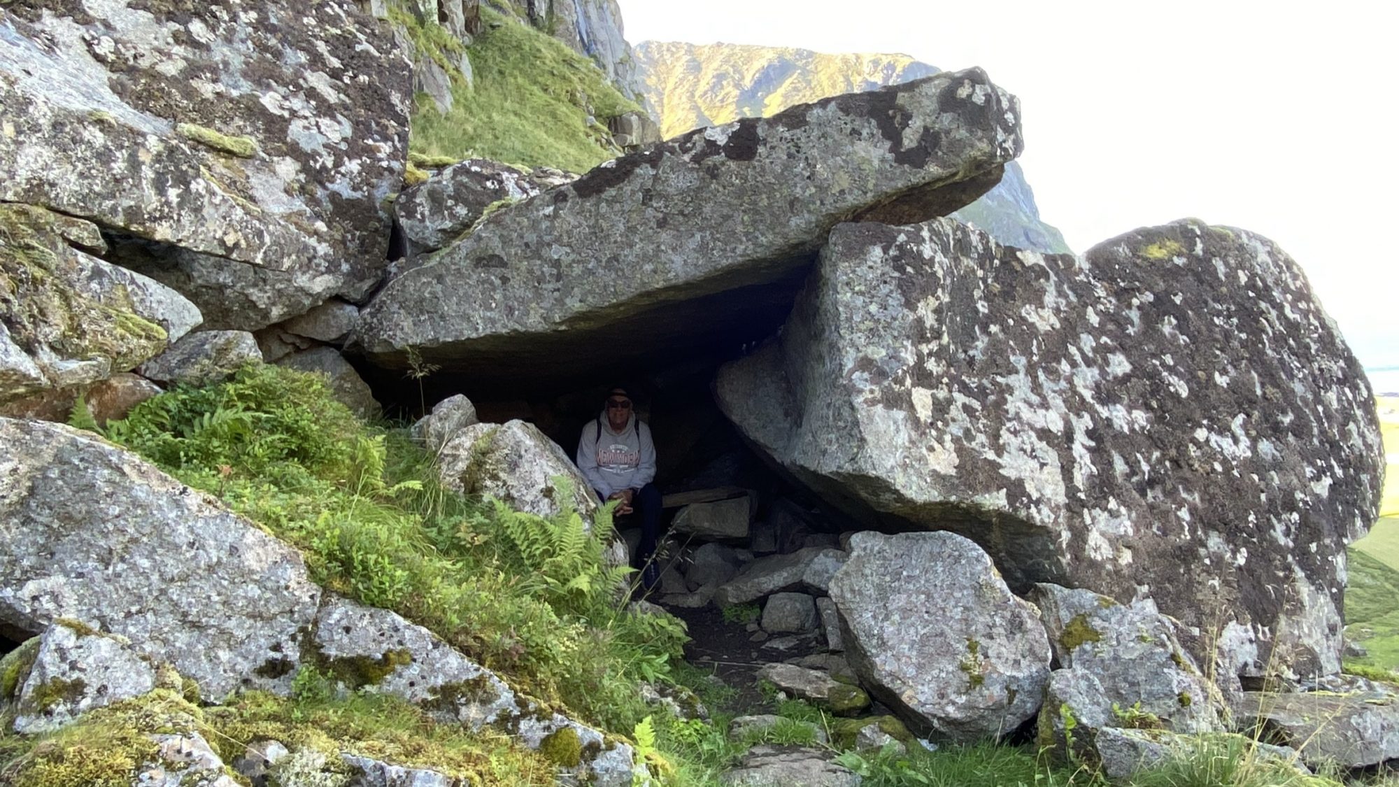 Hiding in a Lofoten troll cave Lofoten hikes: hiding in a troll cave