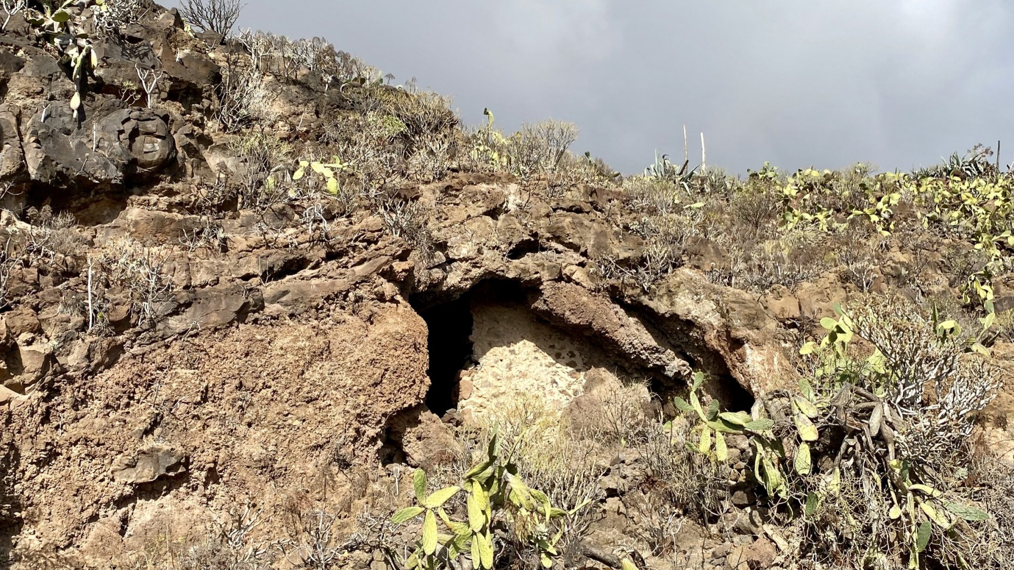 An ancient cave, Gran Canaria east coast drive