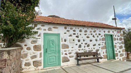 Scenic drive in Gran Canaria, the village of Temisas
