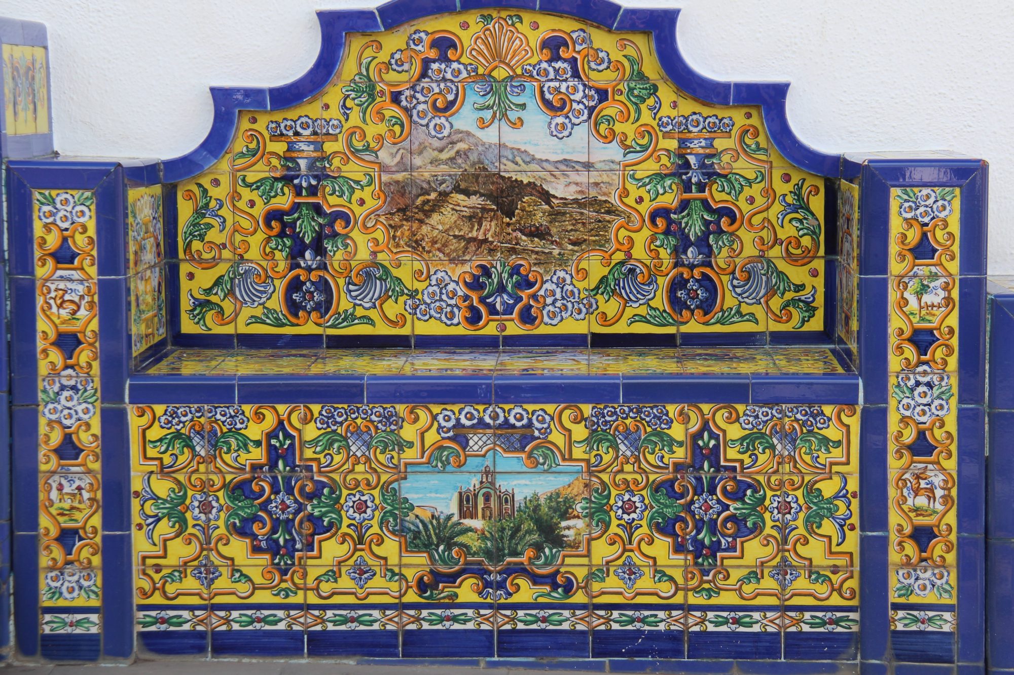 Firgas tiles in Gran Canaria's scenic north