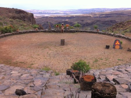 Mundo Aborigen guanche village in the Canary Islands