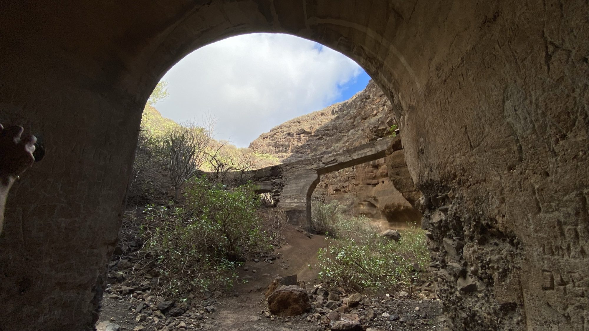 Road tunnel to Barranco de las Vacas Road tunnel to Barranco de las Vacas