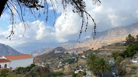 A valley in the central mountains of Gran Canaria