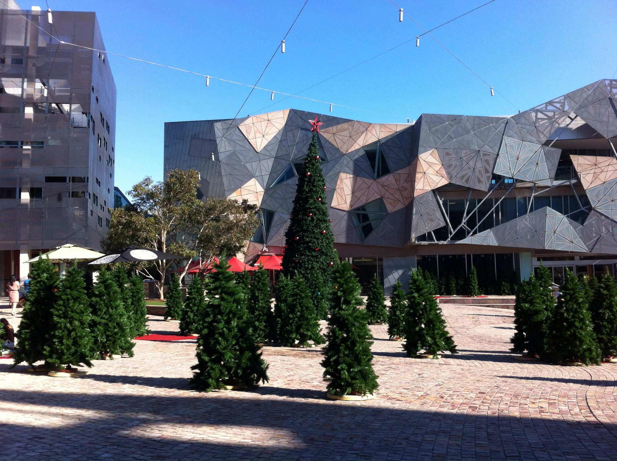 Melbourne sights: Federation Square Christmas