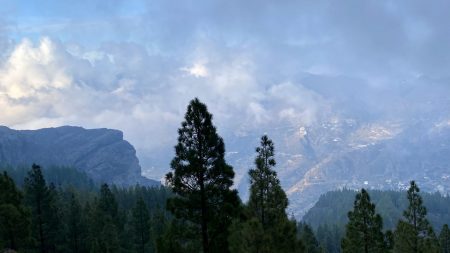 Tejeda seen from Roque Nublo National Park