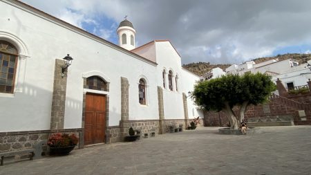 The white-washed church of Tejeda, Gran Canaria