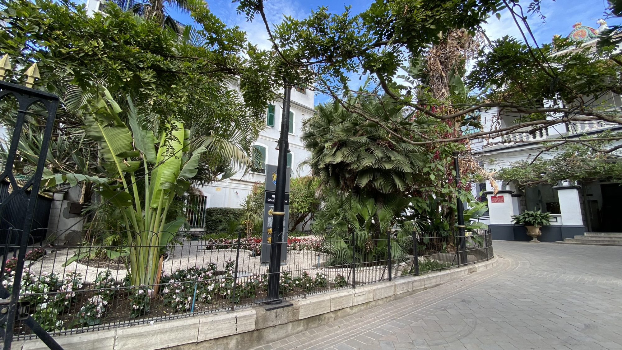 Street view of Gibraltar, a part of Great Britain