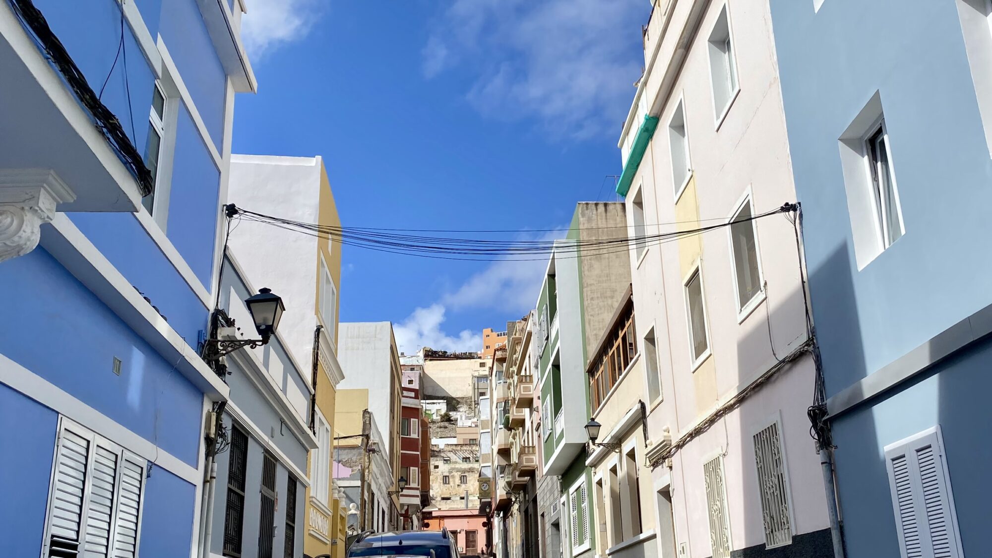 Las Palmas old town hillside Las Palmas old town hillside
