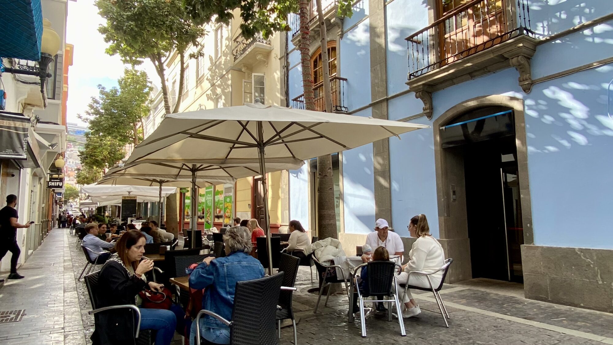 Old town Las Palmas in late afternoon Old town Las Palmas
